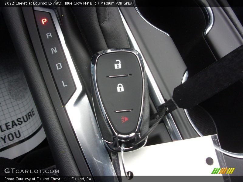 Blue Glow Metallic / Medium Ash Gray 2022 Chevrolet Equinox LS AWD