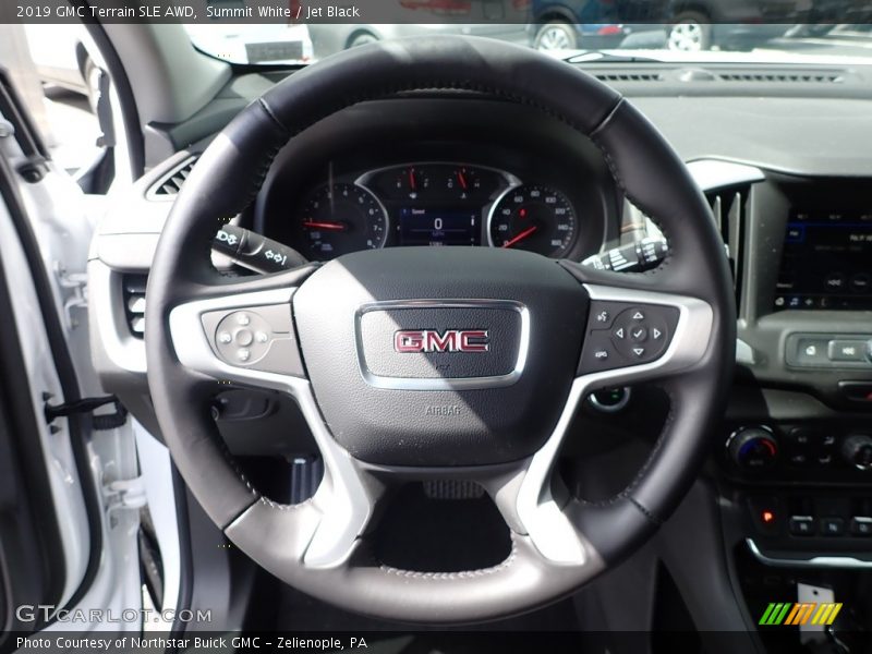 Summit White / Jet Black 2019 GMC Terrain SLE AWD