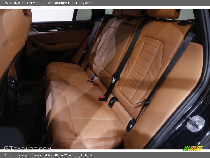 Black Sapphire Metallic / Cognac 2019 BMW X3 xDrive30i
