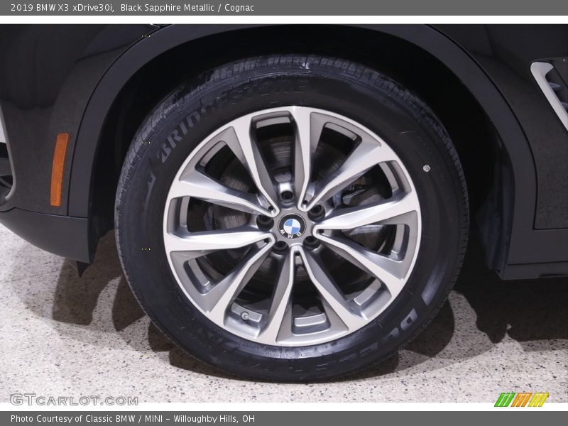 Black Sapphire Metallic / Cognac 2019 BMW X3 xDrive30i