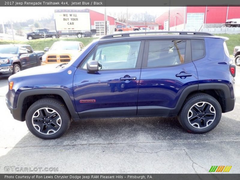 Jetset Blue / Black 2017 Jeep Renegade Trailhawk 4x4