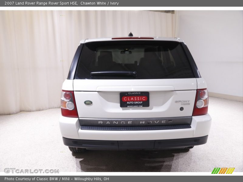 Chawton White / Ivory 2007 Land Rover Range Rover Sport HSE
