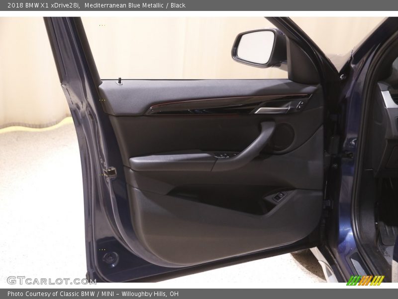 Mediterranean Blue Metallic / Black 2018 BMW X1 xDrive28i