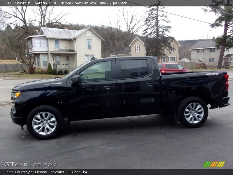  2022 Silverado 1500 Custom Crew Cab 4x4 Black