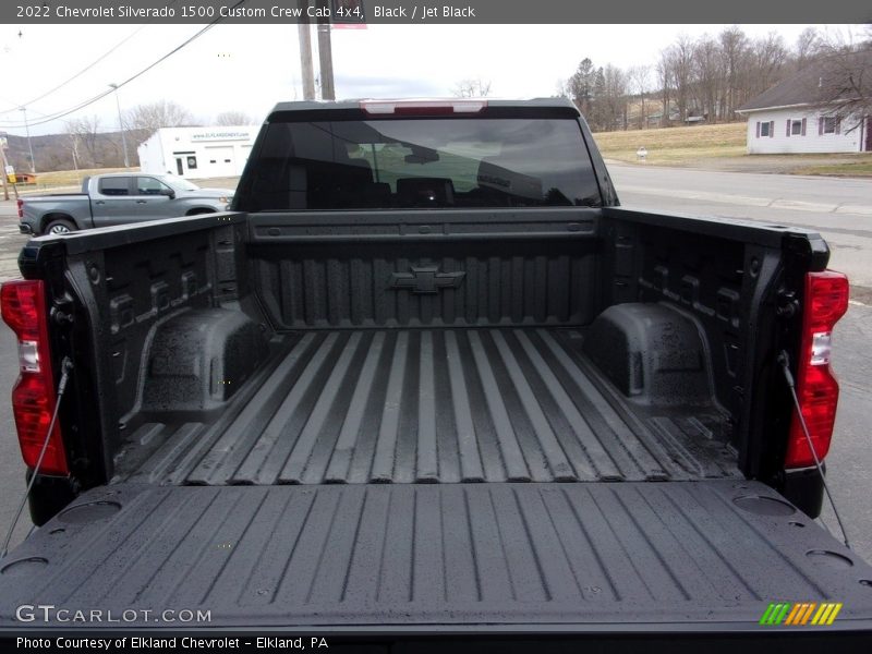 Black / Jet Black 2022 Chevrolet Silverado 1500 Custom Crew Cab 4x4