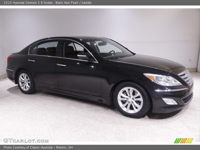 Black Noir Pearl / Saddle 2013 Hyundai Genesis 3.8 Sedan