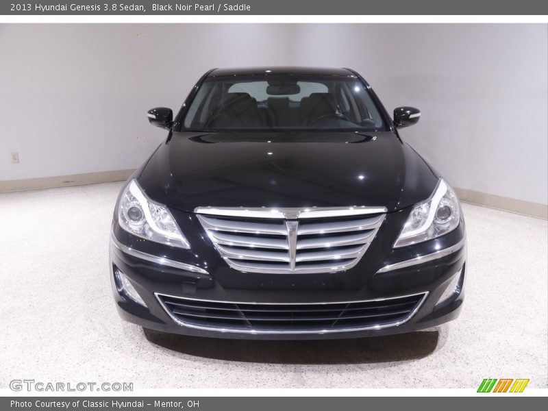 Black Noir Pearl / Saddle 2013 Hyundai Genesis 3.8 Sedan