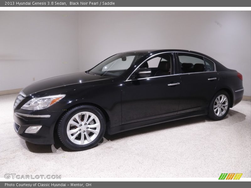 Black Noir Pearl / Saddle 2013 Hyundai Genesis 3.8 Sedan