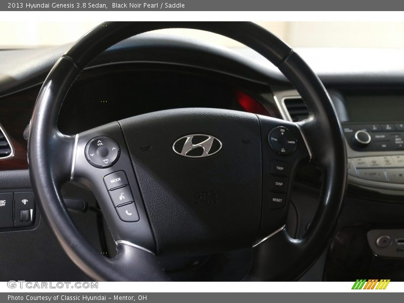 Black Noir Pearl / Saddle 2013 Hyundai Genesis 3.8 Sedan
