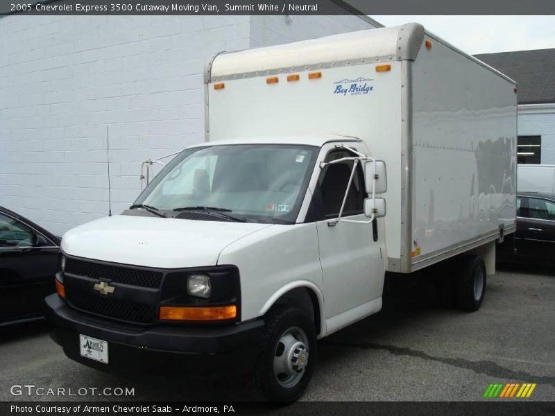 Summit White / Neutral 2005 Chevrolet Express 3500 Cutaway Moving Van