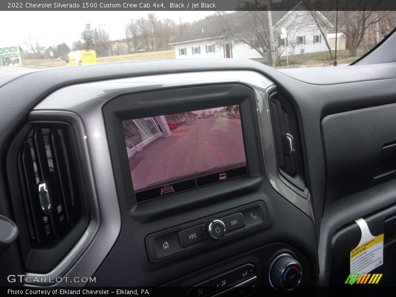 Black / Jet Black 2022 Chevrolet Silverado 1500 Custom Crew Cab 4x4