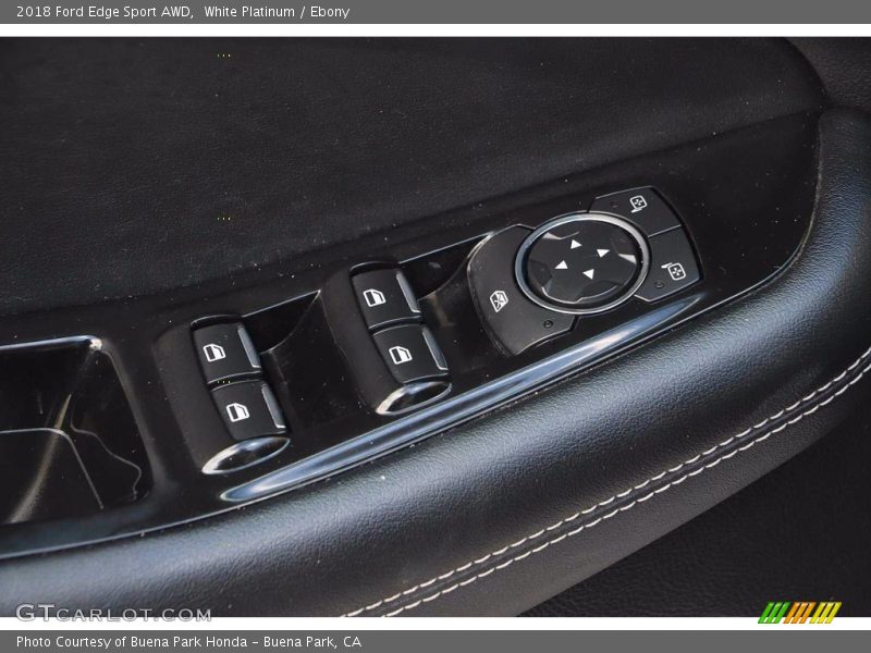 White Platinum / Ebony 2018 Ford Edge Sport AWD