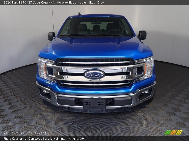 Velocity Blue / Medium Earth Gray 2020 Ford F150 XLT SuperCrew 4x4