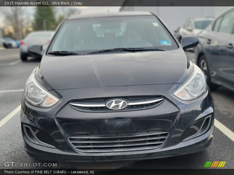 Ultra Black / Gray 2015 Hyundai Accent GLS