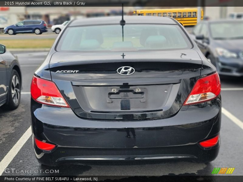 Ultra Black / Gray 2015 Hyundai Accent GLS