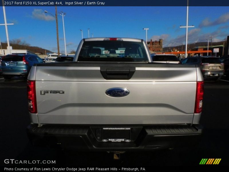 Ingot Silver / Earth Gray 2017 Ford F150 XL SuperCab 4x4