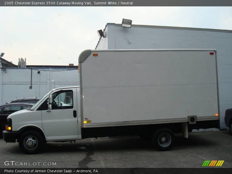 Summit White / Neutral 2005 Chevrolet Express 3500 Cutaway Moving Van