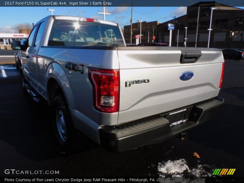 Ingot Silver / Earth Gray 2017 Ford F150 XL SuperCab 4x4