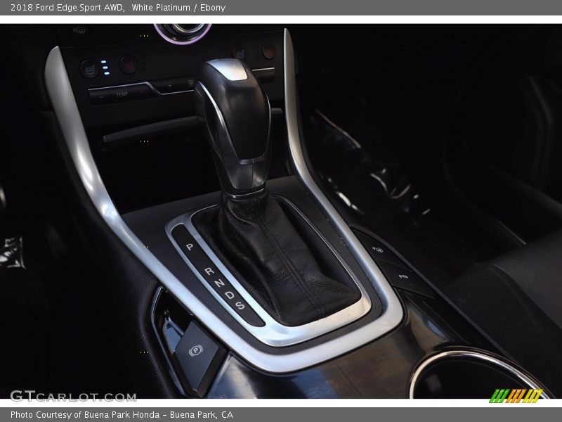 White Platinum / Ebony 2018 Ford Edge Sport AWD