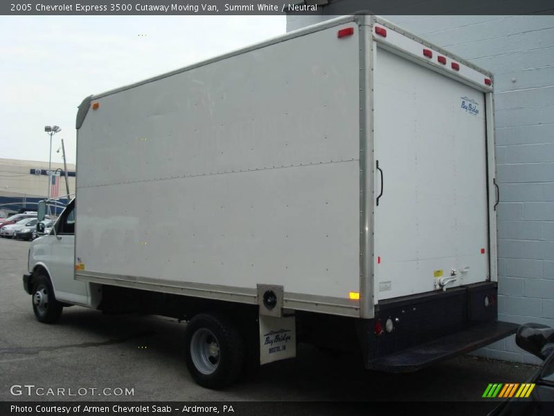 Summit White / Neutral 2005 Chevrolet Express 3500 Cutaway Moving Van