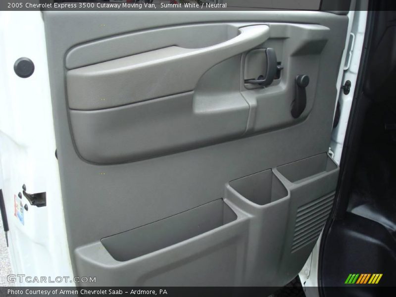 Summit White / Neutral 2005 Chevrolet Express 3500 Cutaway Moving Van