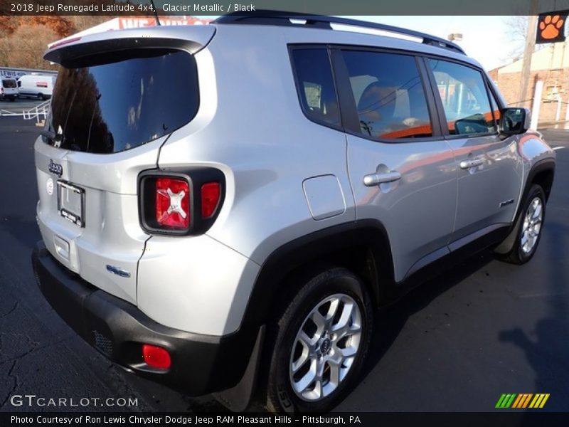 Glacier Metallic / Black 2018 Jeep Renegade Latitude 4x4