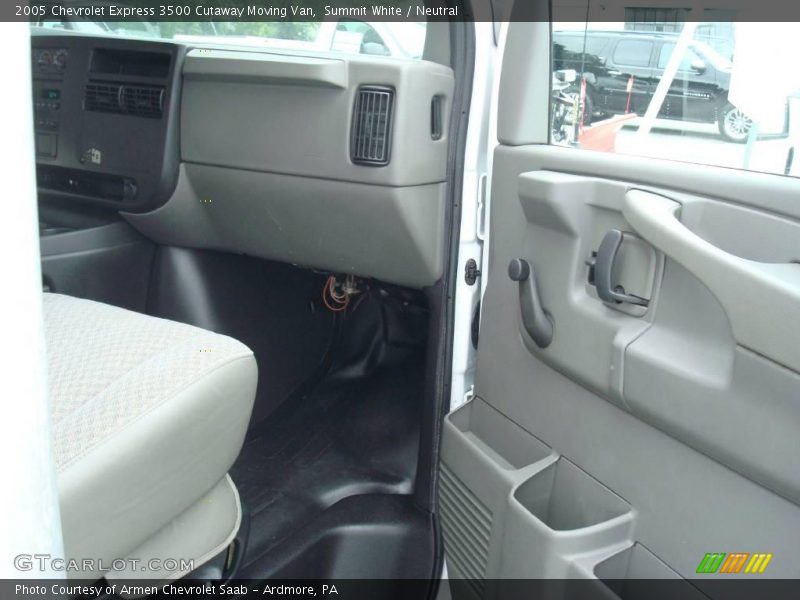 Summit White / Neutral 2005 Chevrolet Express 3500 Cutaway Moving Van