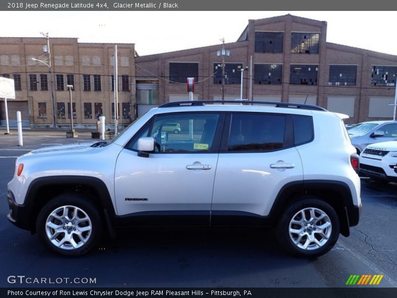 Glacier Metallic / Black 2018 Jeep Renegade Latitude 4x4