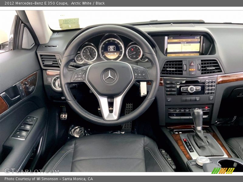 Arctic White / Black 2012 Mercedes-Benz E 350 Coupe