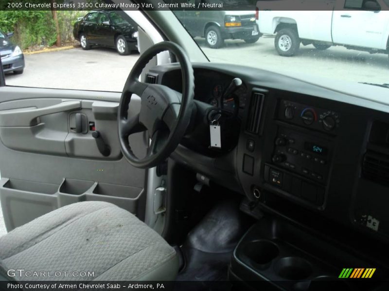 Summit White / Neutral 2005 Chevrolet Express 3500 Cutaway Moving Van