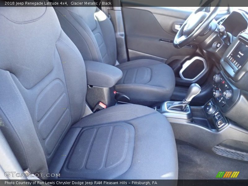 Glacier Metallic / Black 2018 Jeep Renegade Latitude 4x4