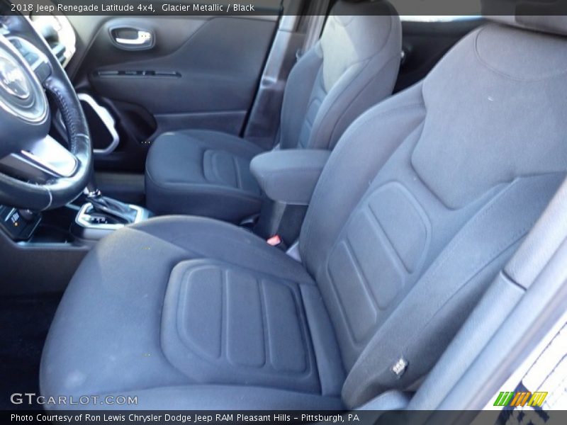 Glacier Metallic / Black 2018 Jeep Renegade Latitude 4x4