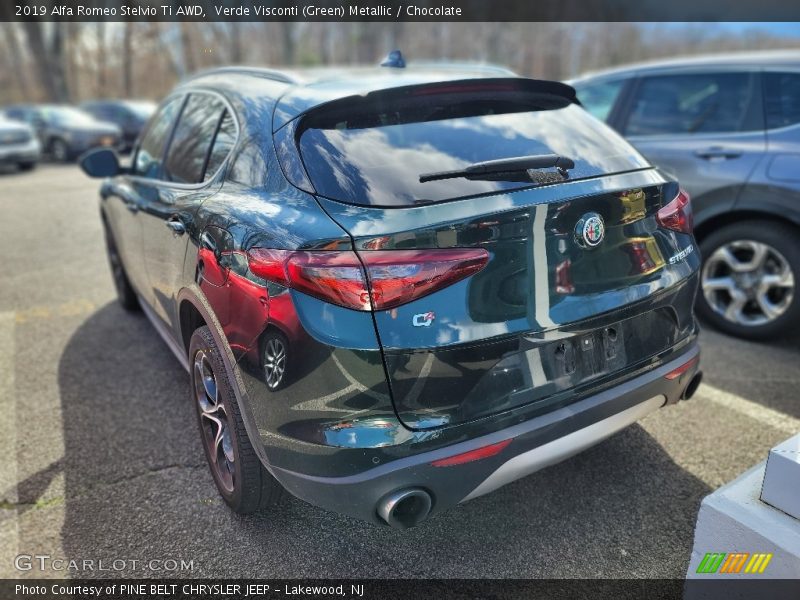 Verde Visconti (Green) Metallic / Chocolate 2019 Alfa Romeo Stelvio Ti AWD
