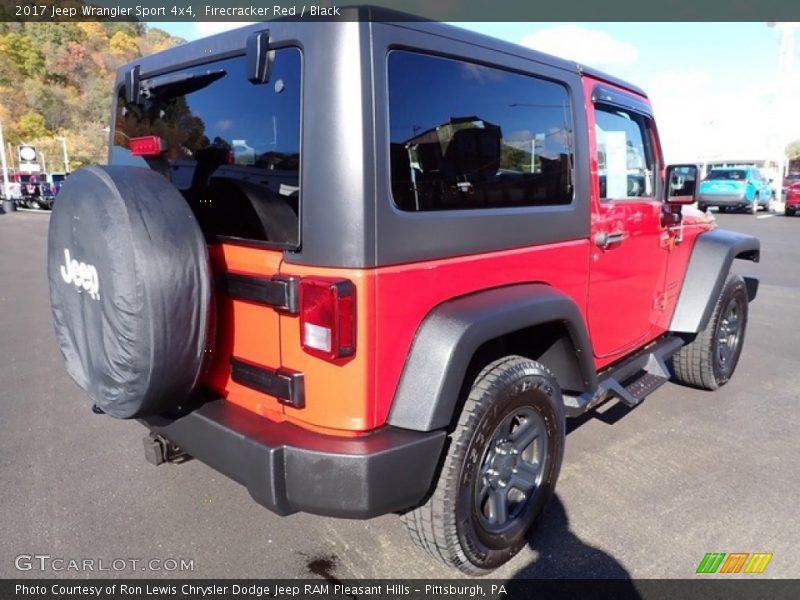 Firecracker Red / Black 2017 Jeep Wrangler Sport 4x4