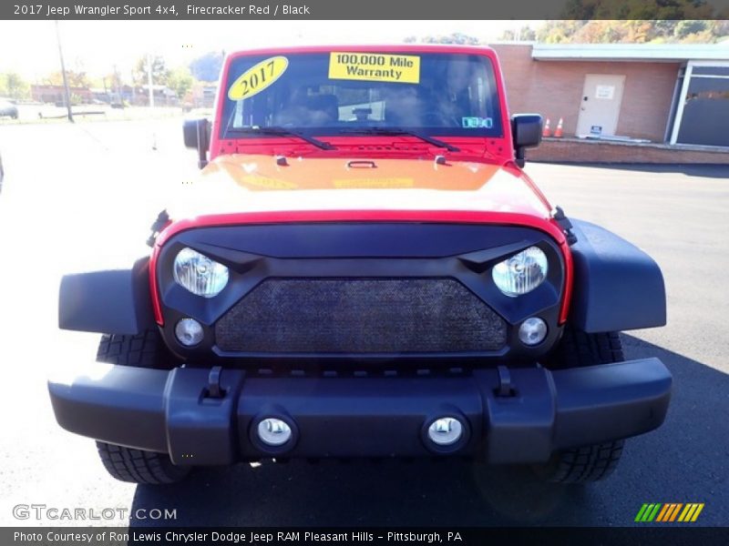 Firecracker Red / Black 2017 Jeep Wrangler Sport 4x4