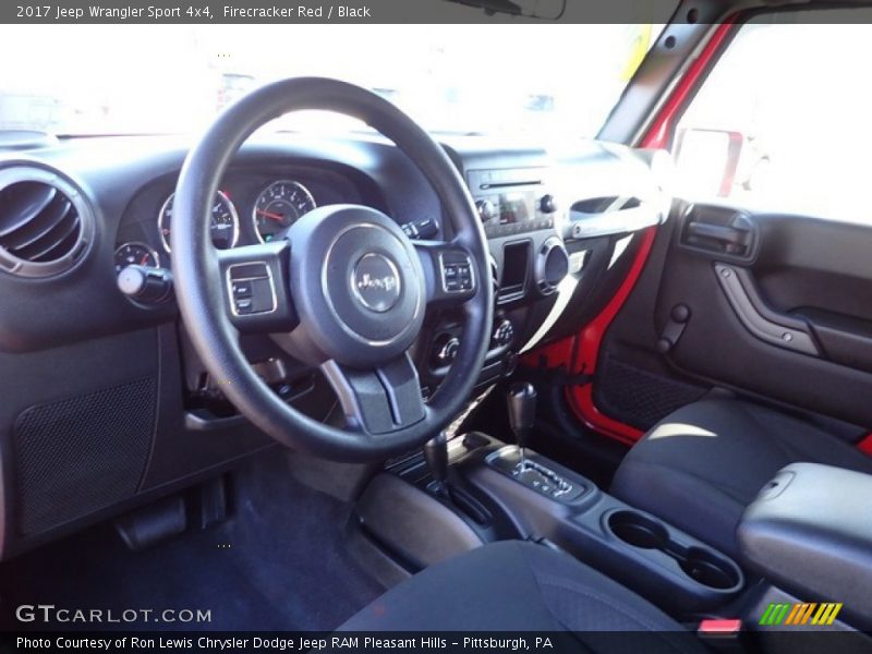 Firecracker Red / Black 2017 Jeep Wrangler Sport 4x4