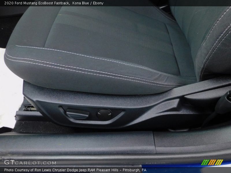 Kona Blue / Ebony 2020 Ford Mustang EcoBoost Fastback