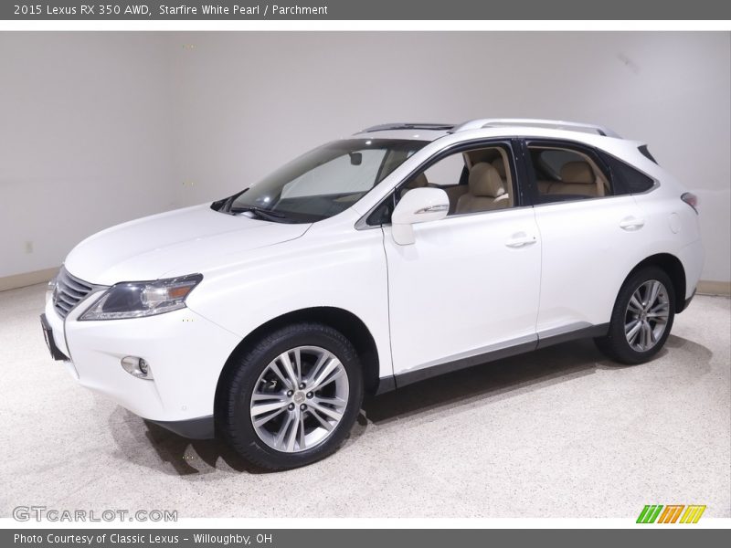 Starfire White Pearl / Parchment 2015 Lexus RX 350 AWD