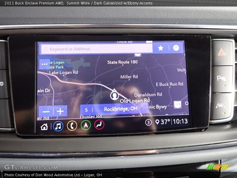 Summit White / Dark Galvanized w/Ebony Accents 2021 Buick Enclave Premium AWD