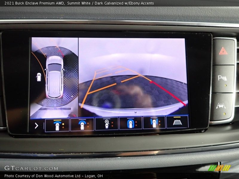 Summit White / Dark Galvanized w/Ebony Accents 2021 Buick Enclave Premium AWD