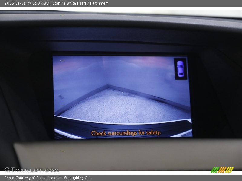Starfire White Pearl / Parchment 2015 Lexus RX 350 AWD