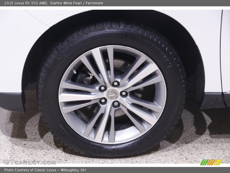 Starfire White Pearl / Parchment 2015 Lexus RX 350 AWD