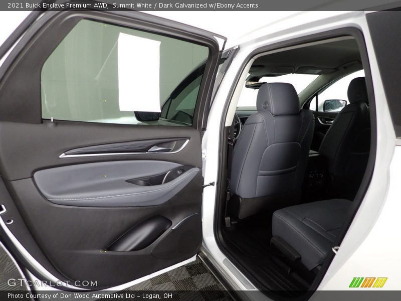 Summit White / Dark Galvanized w/Ebony Accents 2021 Buick Enclave Premium AWD