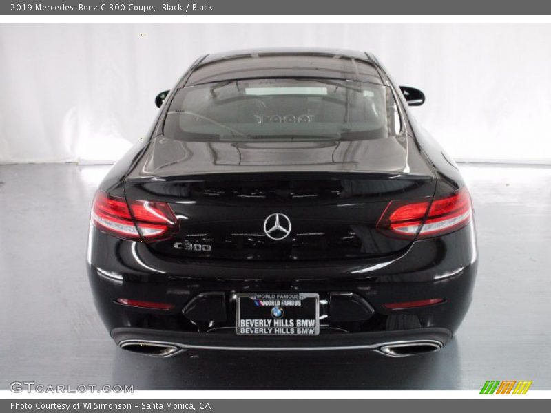 Black / Black 2019 Mercedes-Benz C 300 Coupe