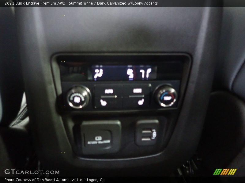 Summit White / Dark Galvanized w/Ebony Accents 2021 Buick Enclave Premium AWD