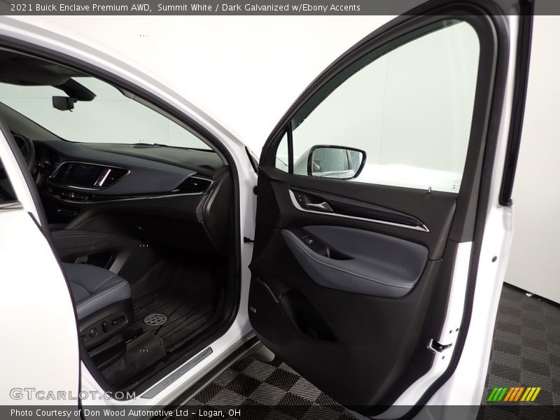 Summit White / Dark Galvanized w/Ebony Accents 2021 Buick Enclave Premium AWD