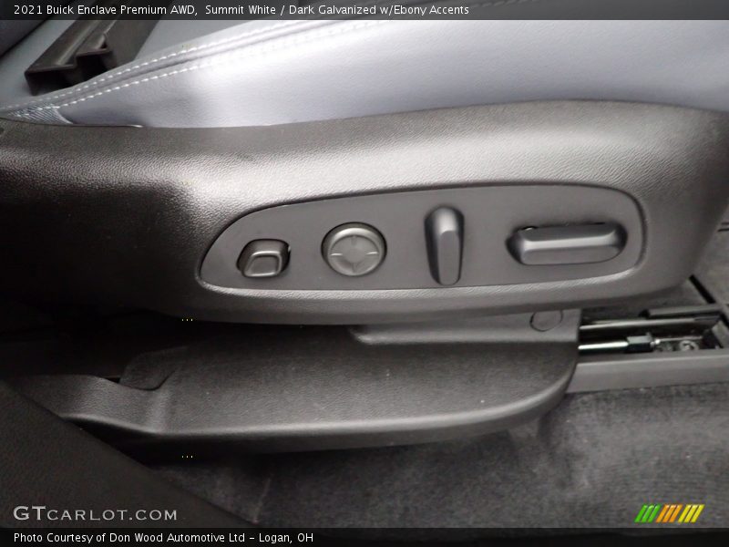 Summit White / Dark Galvanized w/Ebony Accents 2021 Buick Enclave Premium AWD