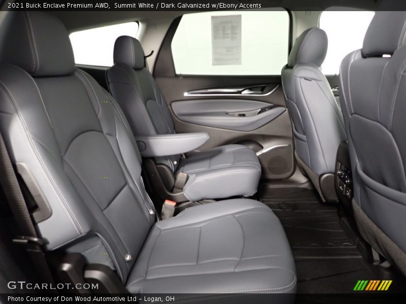 Summit White / Dark Galvanized w/Ebony Accents 2021 Buick Enclave Premium AWD