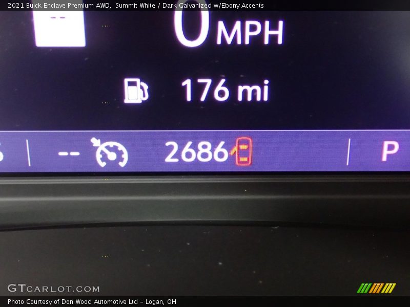Summit White / Dark Galvanized w/Ebony Accents 2021 Buick Enclave Premium AWD