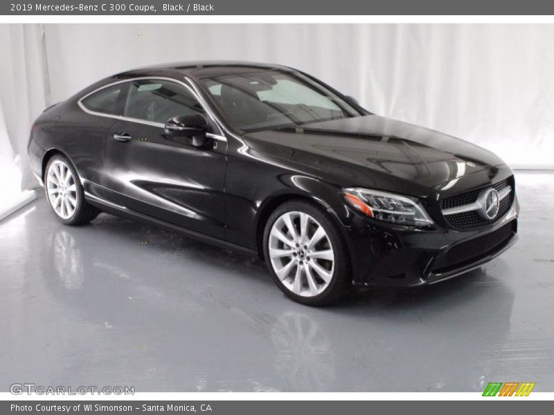 Black / Black 2019 Mercedes-Benz C 300 Coupe